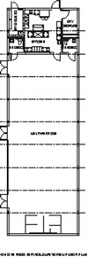 Cafeteria / Auditorium Modular Building Floor Plan