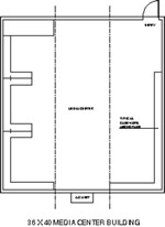Library / Science Labs / Multimedia Modular Building Floor Plan